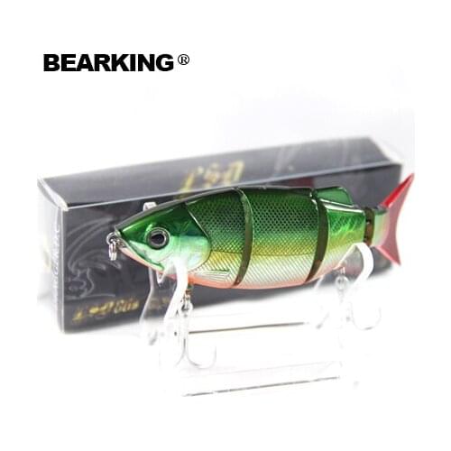 Bearking 5PCS/lot Minnow Fishing Lure M54s Laser Hard Artificial Bait 3D Eyes 80mm 10g Fishing Wobblers Crankbait Minnows