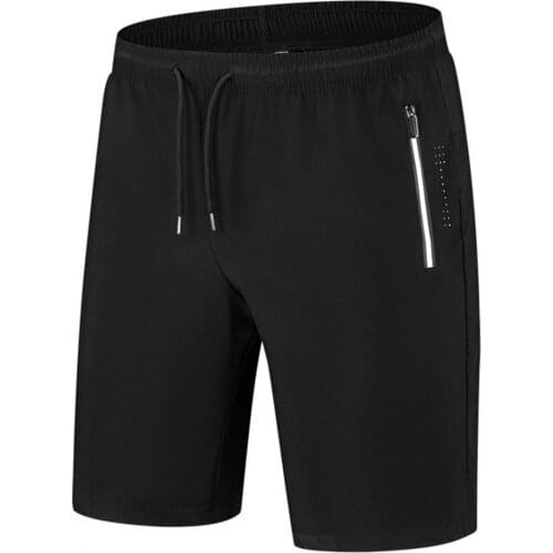 2021 Summer Men Sports Shorts Thin Quick-drying Loose Mid Rise Pockets Shorts for Gym Fitness Outdoor Sports Male Clothing