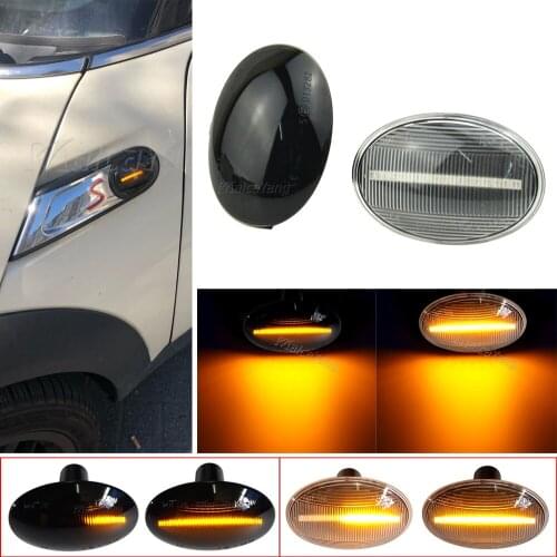LED Dynamic Side Marker Turn Signal Light For BMW MINI Cooper R55 R56 R57 R58 R59 CL-R56-LSM-SM Sequential Lamp Indicator