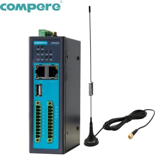 Modbus rtu to WIFI RJ45 4G smart data logger bacnet gateway for power meter with USB