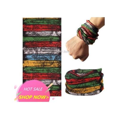 Pattern Hijab Bandana Hair Accessories Scarf with Seamless Neck Tubular Shape Standard Tube Face Mask Bicycle Head Ski Headwear