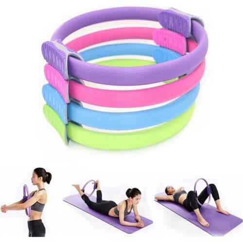 38cm Yoga Pilates Magic Rings Body Building Training Yoga Circle Workout Fitness Exercise Ring