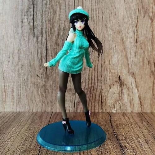 Japan Seishun Buta Yaro Mai Sakurajima Action Figure Japanese PVC Collection Toy Anime Figure Model Doll Gift