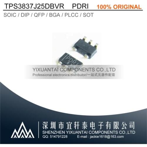 10pcs/lot 50pcs/lot 100pcs/lot Free shipping 100% original TPS3837J25DBVR TPS3837J25 3837J25 PDRI SOT23-5
