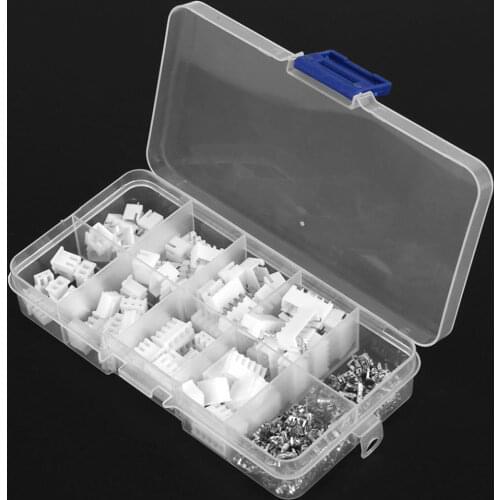 230pcs XH2.5 2p 3p 4p 5 pin 2.54mm Pitch Terminal Kit / Housing / Pin Header JST Connector Wire Connectors Adaptor XH Kits