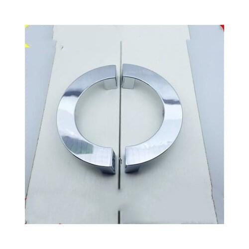 5 pcs Zinc alloy bright chrome modern cabinet round sliding door handles drawer handles closet handles furniture handle
