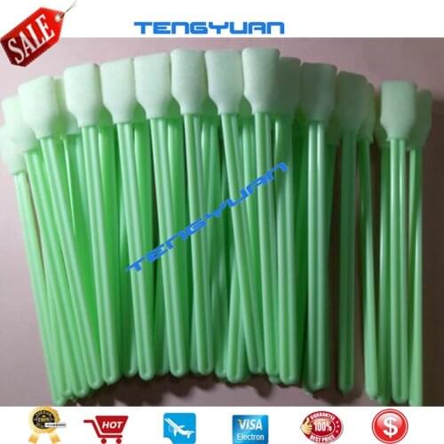 50pcs cleaning swabs sponge stick for Roland/Mimaki/Mutoh Eco solvent printer Cleaning Swabs