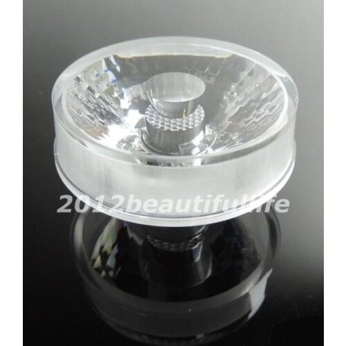 50pcs/lot 30 degree 43.5MM COB led lens for Citizen, Sharp, Bridgelux.ect COB LEDS