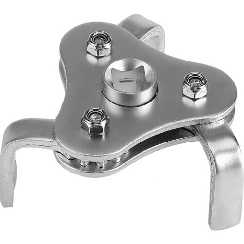 Auto Adjustable Two Way Oil Filter Wrench Tool with 3 Jaw Remover Tool for Cars Trucks Repair Tools 60-120mm New