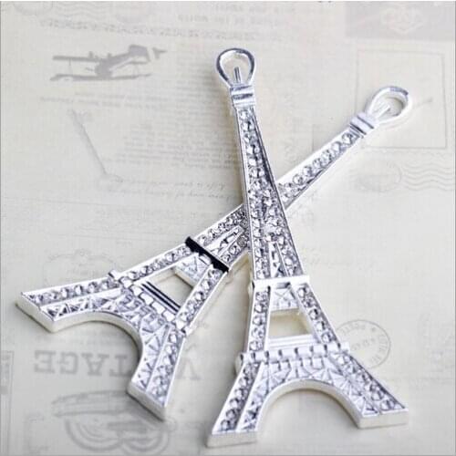 Free Shipping Wholesale 50pcs/lot 82x34mm Rhinestone Flatback Button For Hair Flower Wedding Invitation DAT033