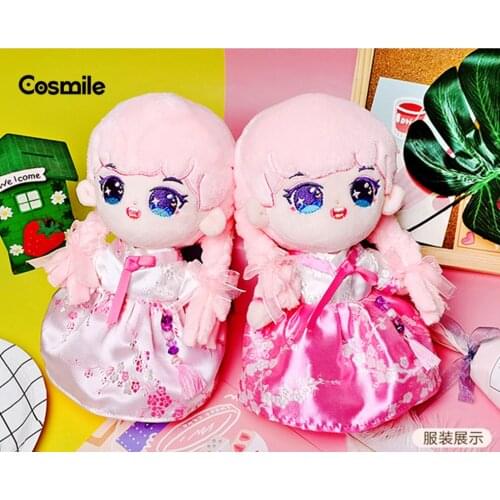 Cosmile Hanbok Outfit Idol Star Clothes Costume Cosplay Fit For 20cm Plush Doll Toy Stuffed Cos Cute Lovely Xmas Gift C
