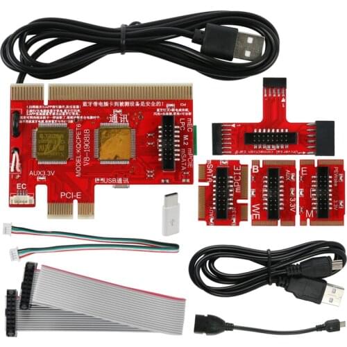 2019 NEW PCI PCI-E miniPCI-E LPC motherboard Diagnostic Test Diagnostic Analyzer Post Test Debug Cards for Laptop