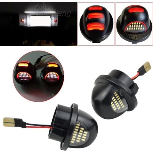 For Lincoln Mark LT Ford F550 F450 F350 F250 F150 Ranger Bronco Expedition Excursion Car LED License Plate Lightled lights Lamp