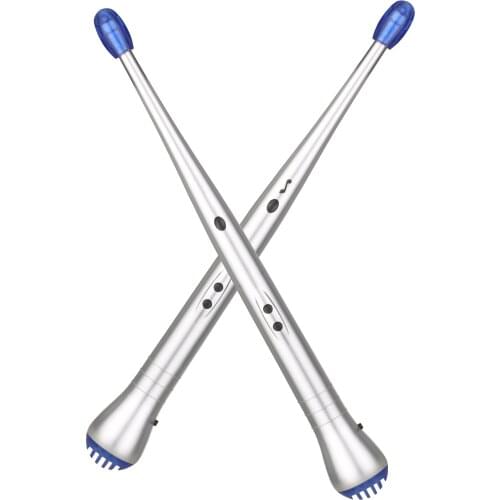 Electric Drum Sticks Air Drumsticks with Light Music Cymbal & Snaredrum Sound Percussion Musical Instrument for Boys Girls