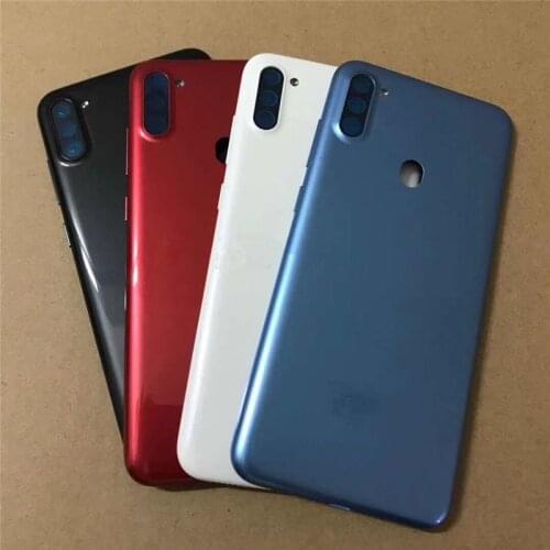 A11 Housing For Samsung Galaxy A11 A115 Battery Cover Repair Replace Back Door Phone Rear Case + Logo