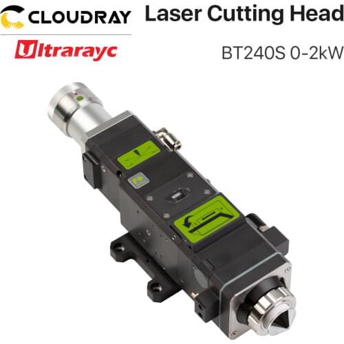 Ultrarayc Raytools BT240S Fiber Cutting Head Manual Focusing 0-2kw 0-3.3kW for QBH Metal Laser Cut FIber Laser Cutting Machine