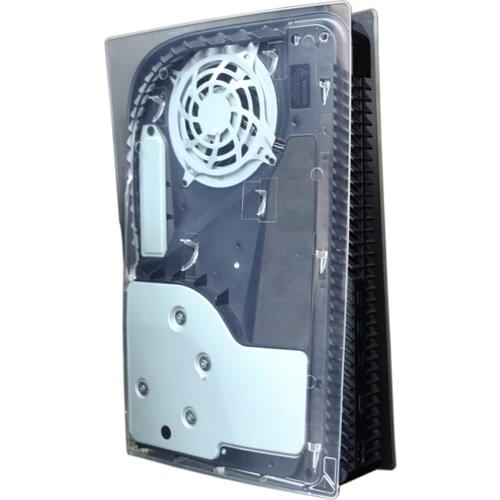 Clear Plate Shell Cover Anti-Scratch for Sony PS5 Disc Version Console 1pc