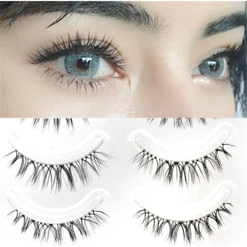Fake Eyelashes 5pcs Lashes Transparent Eyelash Bundles Eyelash Extension Natural False Eyelashes Beam Eyelashes Artificial Cilia