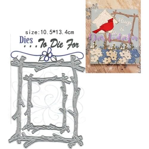 Sirius Wooden photo frame album Metal Cutting Dies DIY Scrapbooking Embossing Craft Die dies scrapbooking nouveau arrivage 2021