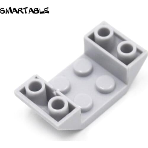 Smartable Brick Slope Inverted 45 2x4 Building Block Parts Toys For Kids Compatible All Brands 4871 MOC Toy 20pcs/lot