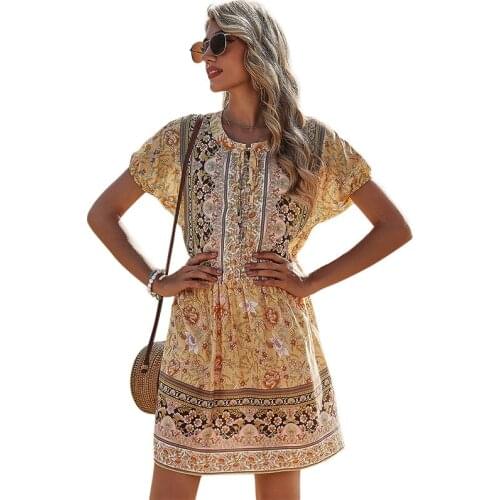 Skoonlado Summer Short Sleeve Dresses