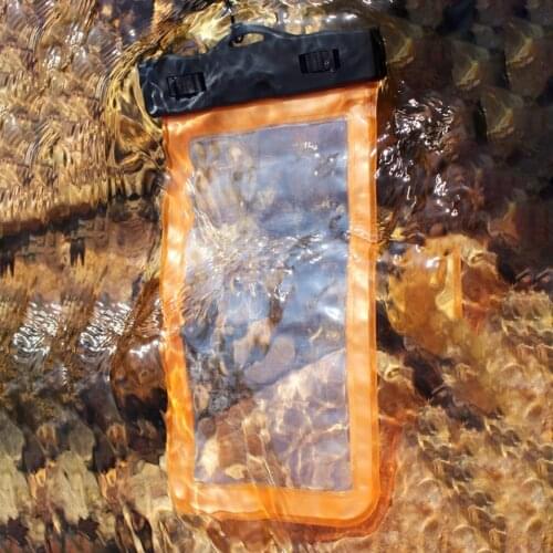 Swimming Bags Mobile Waterproof Bag PVC Phone Case Swimming Storage Bag for All Models Under 6.5 Inch Combo Dry Wet Bag Backpack