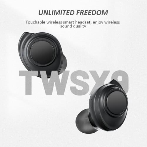 TWS Bluetooth 5.0 Wireless Earphones Stereo Sports Headphone IPX5 Waterproof Earbuds Headsets With Charging Box Microphone