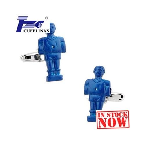 Blue Robot Cufflink Cuff Link 2 Pairs Free Shipping