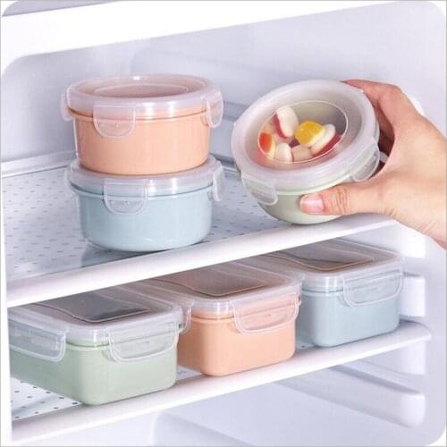 1 Pcs Fruit Snack Storage Box Lunch Box Bento Box For Kids School Food Container Leak-proof Food Box Square Round Optional