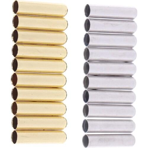 10pcs/lot 4.5x18mm Seamless Metal Shoelaces Tips Ends Replacement Repair Aglets DIY Sneaker Kits Silver Gold Colors