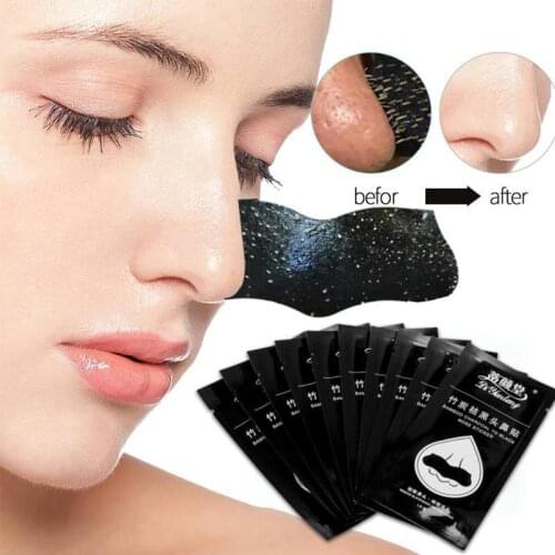 10pcs Nose Patch Gently Remove Blackheads Fine Pores Reduce Clogged Pores Remover Acne Deep Cleansing Peeling Nose Sticks