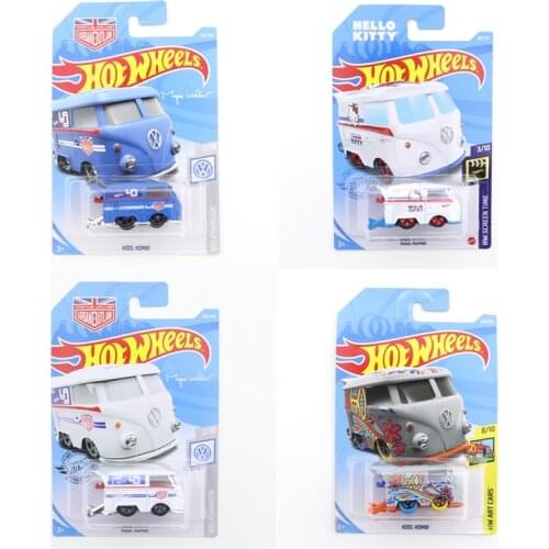 2019-136 Original Hot Wheels Mini Alloy Coupe VOLKSWAGEN KOOL KOMBI 1/64 Metal Diecast Model Car Kids Toys Gift