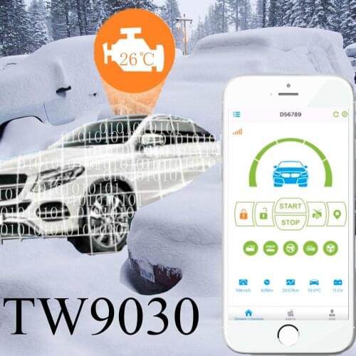 Tomahawk TW9010 Engine start stop Two way car alarm Mobile phone control car GPS car two-way anti-theft device upgrade gsm gps