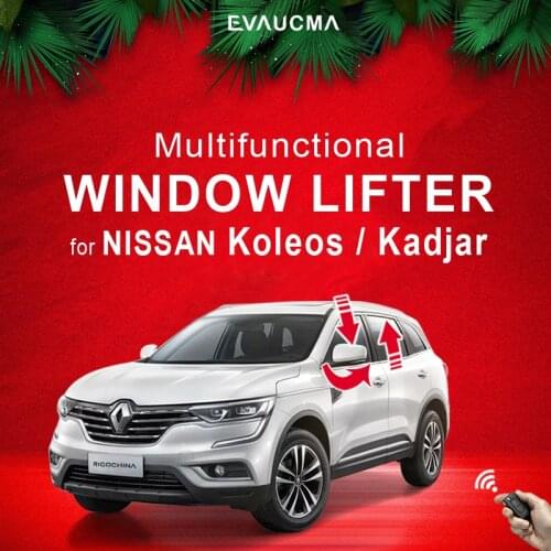 Automobile Power Window Lifting + Side View Mirror Folding System For Renault Koleos Kadjar 2017-2020 power window closer 2018