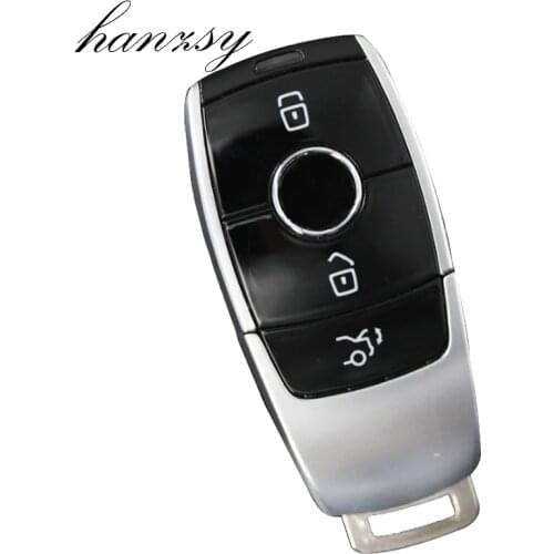 3 Buttons Car Remote Key shell for Mercedes Benz E300L S320 S350 C200L S450l S500l AMG GLC Replacement Smart Key Case Cover