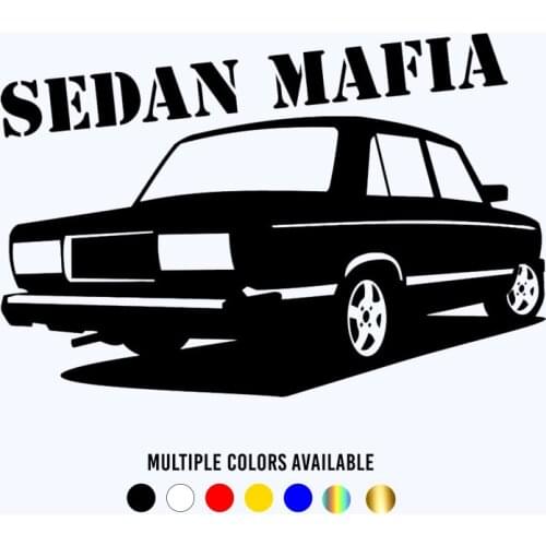 CK20349# Die-cut Vinyl Decal Sedan Mafia 2105 Car Sticker Waterproof Auto Decors on Car Body Bumper Rear Window