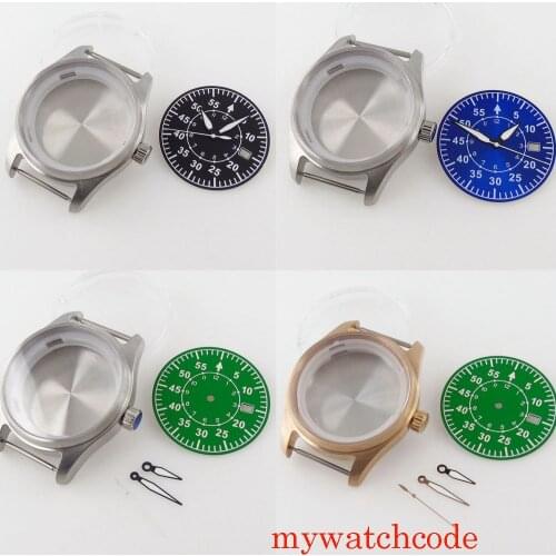 Fit NH35 Automatic Movement Cusn8 Watch Case Sapphire Crystal Glass Back 200m Water Resistance Luminous Dial Hands Watch Parts
