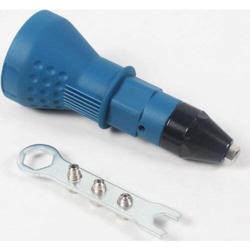 Electric Rivet Nut Gun Riveting Tool Cordless Riveting Drill Adaptor Insert Nut Tool Riveting Drill Adapter 2.4mm-4.8mm