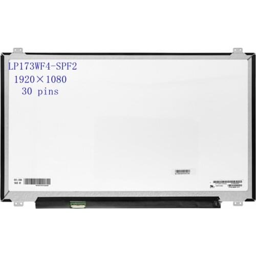 IPS Matrix for Laptop 17.3" 30 pins LP173WF4-SPF2 LP173WF4-SPF1 LP173WF4-SPF4 LTN173HL01 LCD screen Display panel