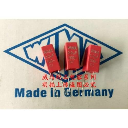 2020 hot sale 10pcs/20pcs Germany WIMA capacitor MKS2 100V2.2UF 100V225 P: 5mm spot Audio capacitor free shipping