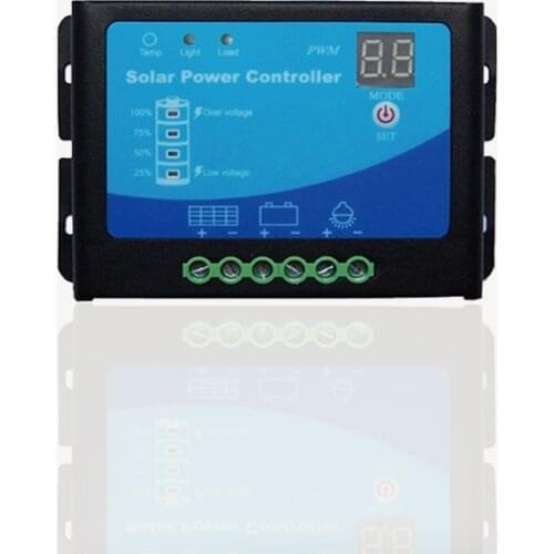 PWM type 72V 30A Solar Charge Controller with LCD Light Show Battery Volume for Solar Light/30A Solar Charging Regulator 72V 30A