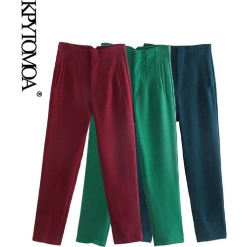 KPYTOMOA Women's High Waist Pants China