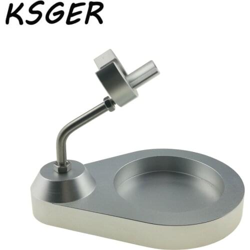 KSGER Alloy Metal Stand Holder For Alloy holder 9501 Soldering Handle Iron Stm32 Oled Stc T12 Controller Electric Kits