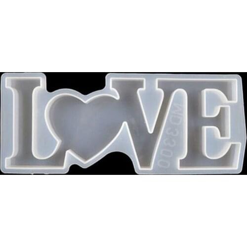 Love Home Family Silicone Mold Love Resin Mold Love Sign Word Mold Epoxy Resin Molds for DIY Table Decoration Art Craft