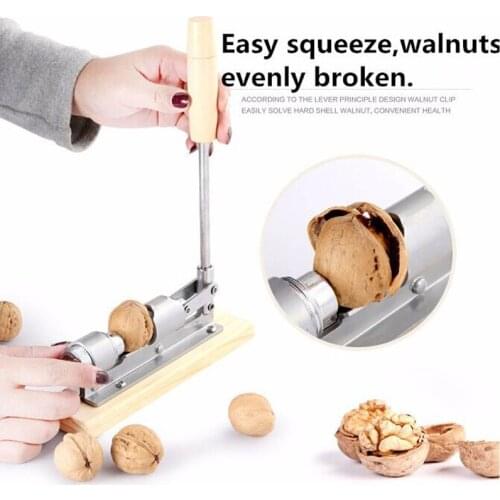Macadamia nut cracker nut driver bit bolt mechanical sheller walnut pecan break nutcracker nut cracker fast Opener Kitchen Tools