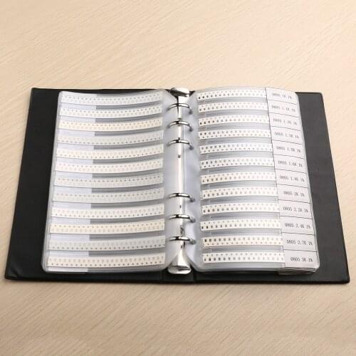 Mayitr 4250pcs 0ohm -10M 170 Values 0805 1% SMD SMT Chip Resistors Assortment Kit Sample Book