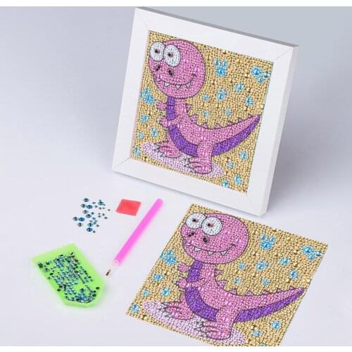 Mini Cartoon Full Special Shaped Drill 5D DIY Diamond Painting Dinosaur Embroidery Cross Stitch 3D Home Decor Kids Toys