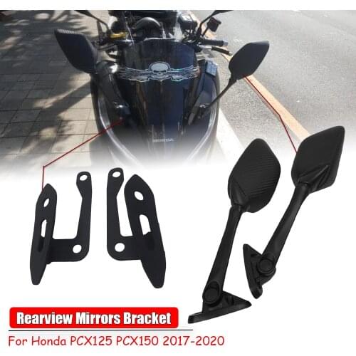 Modified Motorcycle Accessories rear view mirror Windscreen bracket Holder for HONDA PCX150 PCX125 PCX 150 125 2018 2019 2020