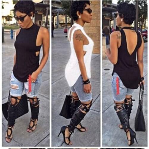 Fashion Women Summer Loose Vest Top Sleeveless Casual Blouse Tank Tops T-Shirt