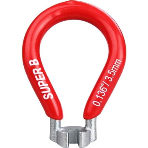 MTB road Bicycle repair tools Super B spokes precision-sized chrome plated hardened steel wrench tb-5560 spanner 0.136"/3.45mm